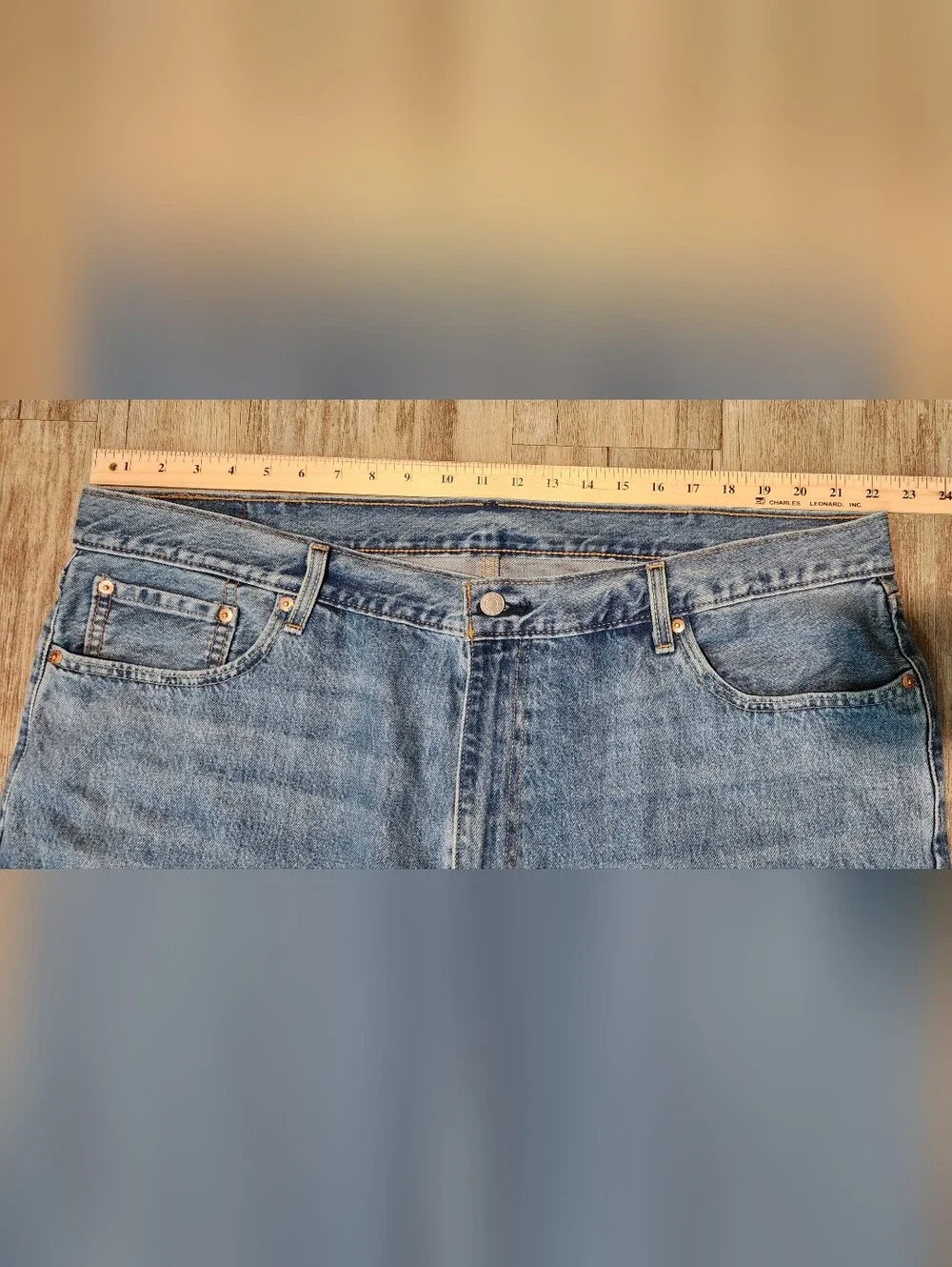 Levi’s 578 Baggy loose fit wide leg Light Wash blue jeans Men’s 44x30 (44x28)